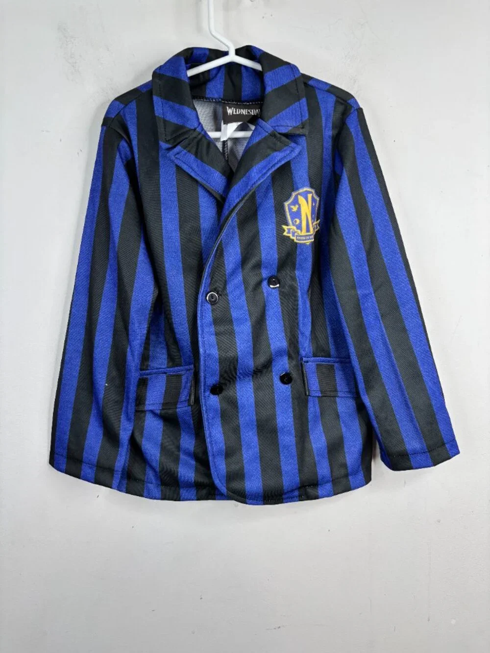 Rubies Wednesday Addams Family Nevermore Jacket Kids S Pugsly Halloween Costume